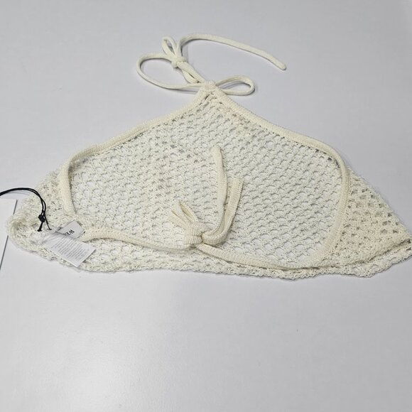 WeWoreWhat Fishnet Crochet Halter Top - Picture 5 of 9